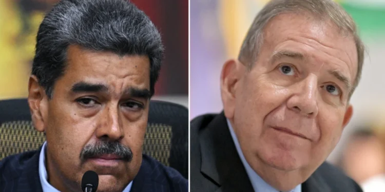 Nicolás Maduro y Edmundo GonzálezFoto: AFP