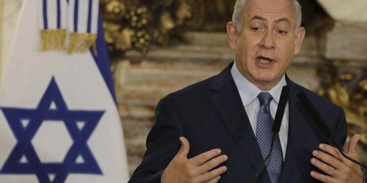 El primer ministro de Israel, Benjamín Netanyahu.