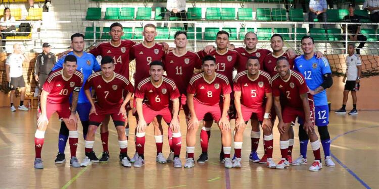 La Vinotinto de futsal.