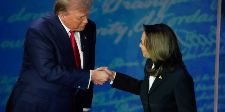 Debate EEUU. Trump-Harris