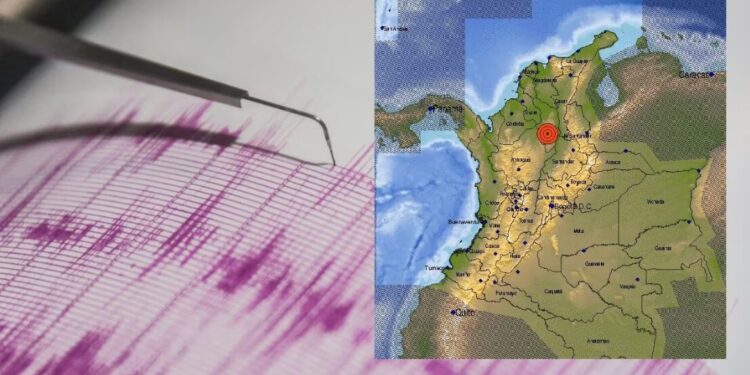 Temblor en Colombia este 1 de octubre | Foto: Montaje e imagen de @sgcol