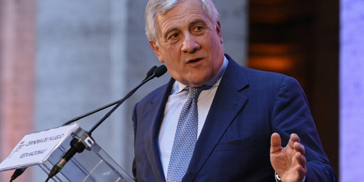 El ministro de Asuntos Exteriores de Italia, Antonio Tajani.