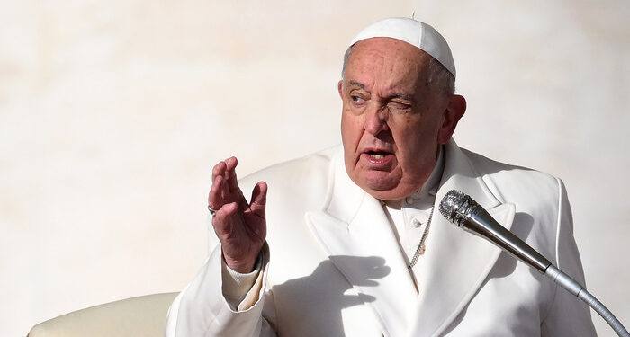 Pope Francis leads the weekly general audience in Saint PeterÕs Square, Vatican City, 04 December 2024.     ANSA/ETTORE FERRARI