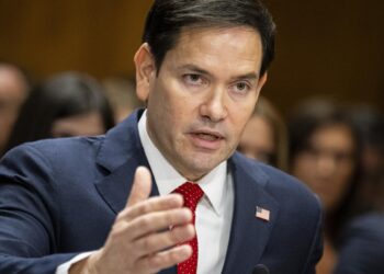 Washington (United States), 15/01/2025.- Republican Senator from Florida Marco Rubio, President-elect Donald Trump's nominee for Secretary of State, testifies during a Senate Foreign Relations Committee confirmation hearing, at the US Capitol in Washington, DC, USA, 15 January 2025. Senator Rubio is expected to be confirmed to Secretary of State on a bipartisan vote, and will likely be one of the first Cabinet nominees confirmed by Senate Republicans for the incoming Trump Administration. EFE/EPA/GRAEME SLOAN