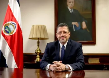 El presidente de Costa Rica, Rodrigo Chaves