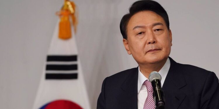 El presidente surcoreano Yoon Suk-yeol.