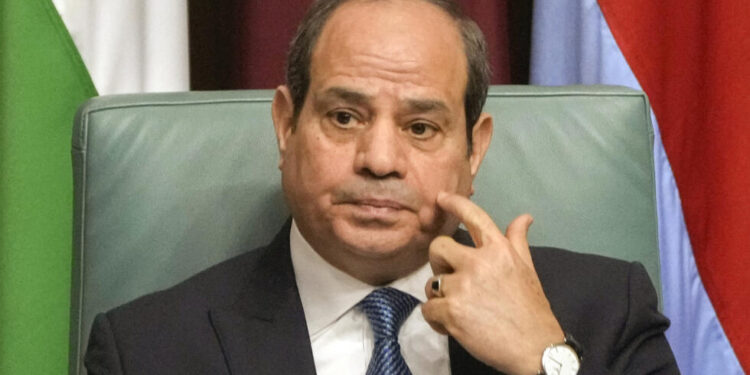 El presidente egipcio, Abdelfatah al Sisi.