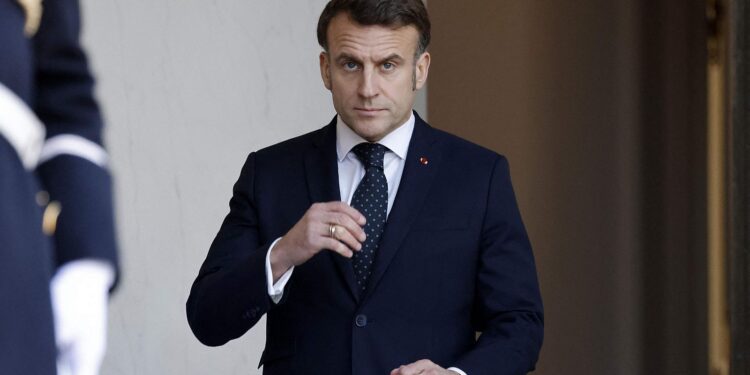 El presidente francés, Emmanuel Macron.