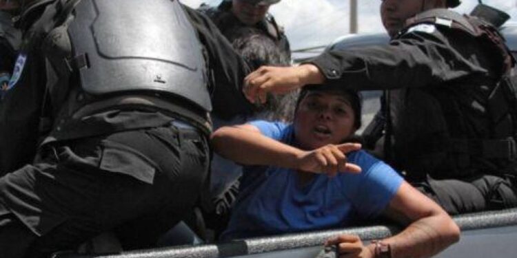 Nicaragua, represión.